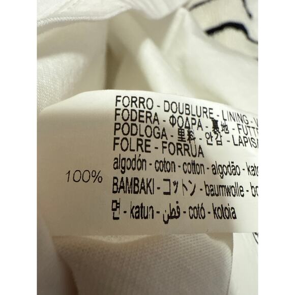 Zara Women's White Black Striped Overlay Short Sleeve Swaeter Vest Top Size M - Picture 4 of 4